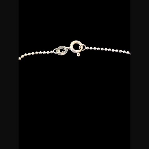 Alex Woo Elements Retired 925 Sterling 1.75" Bar Pendant 16" Ball Chain Necklace - Picture 5 of 6